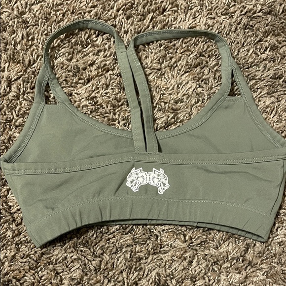 Darc Sport Wolves Forever Sage Sports Bra - Picture 2 of 3